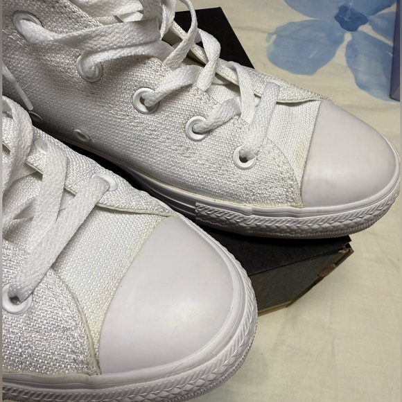 NIB Converse AllStar Chuck Taylor Syde Street Mid white sneakers Men 10 Women 12 - Picture 15 of 15